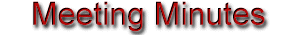 Meeting Minutes